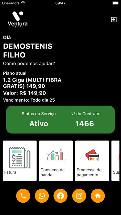 Ventura Fibra Ekran Görüntüleri