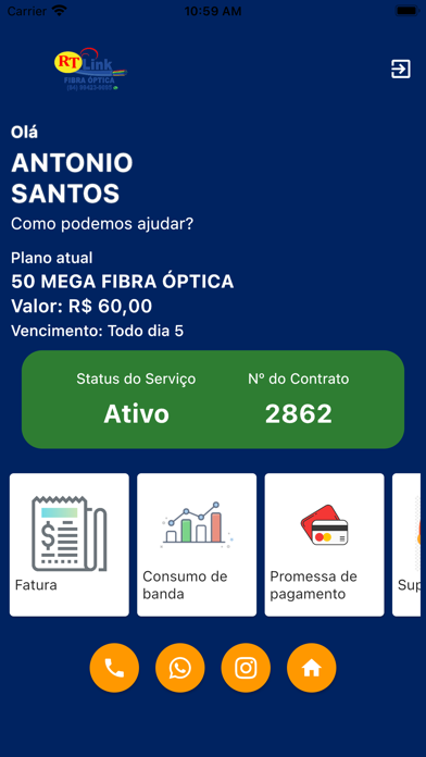 Captures d'écran de RTLINK FIBRA ÓPTICA