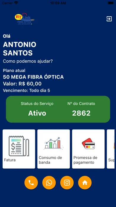 Скриншоты RTLINK FIBRA ÓPTICA