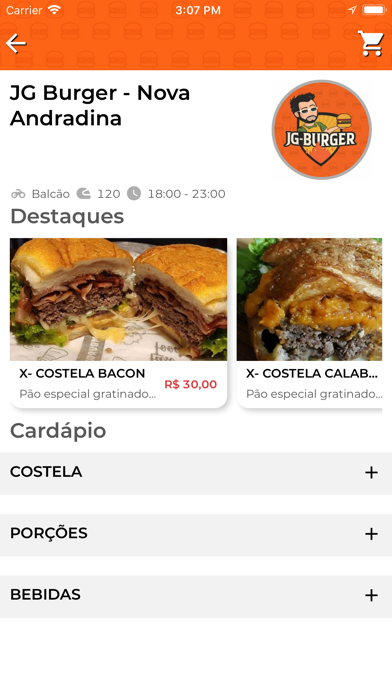 Captures d'écran de JG BURGER