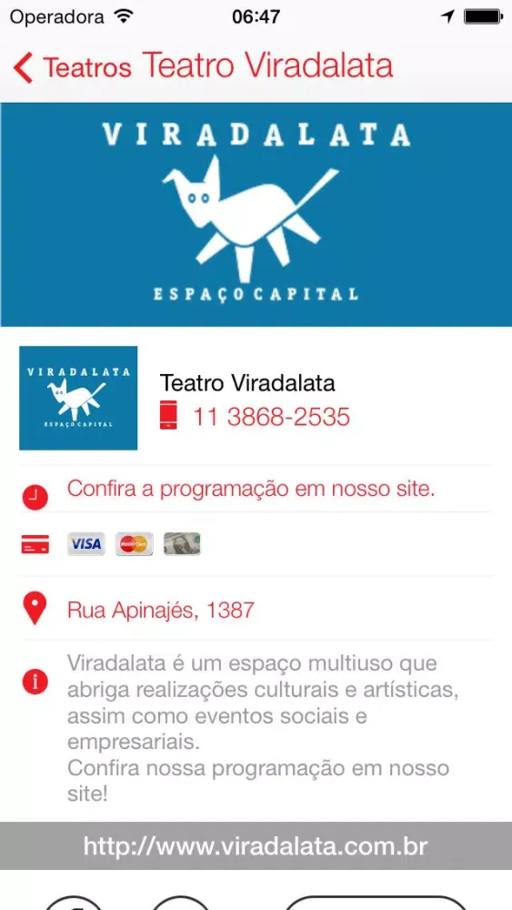 Screenshot di Perdizes App
