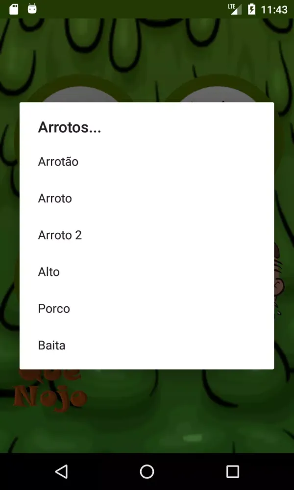Capturas de tela do QueNojo