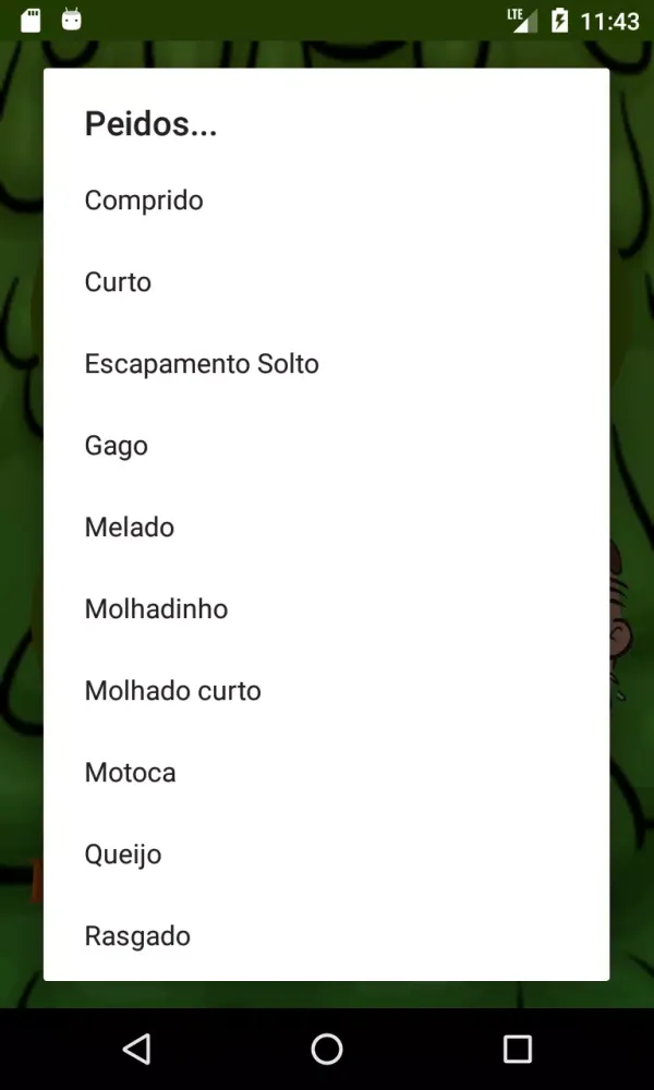 Capturas de tela do QueNojo