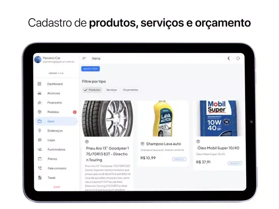 Capturas de pantalla de iCar: Parceiros iPad 
