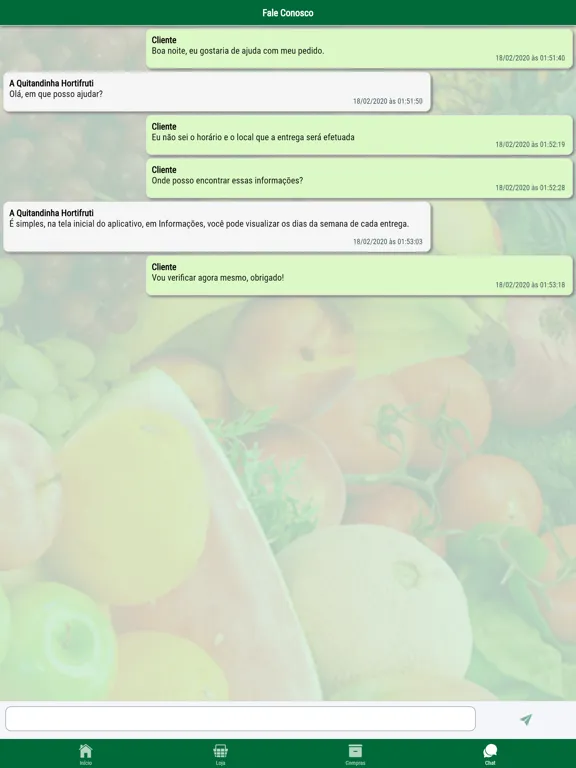 A Quitandinha Hortifruti iPad  Screenshots