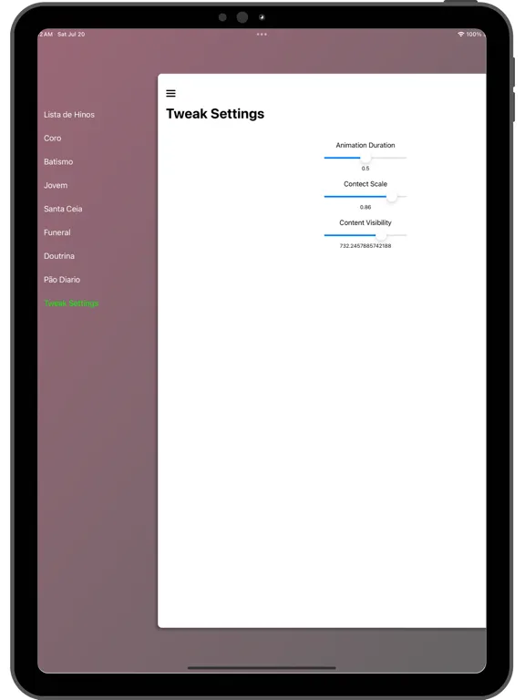 Hinário Feminino CCB Nº 05 iPad 应用截图
