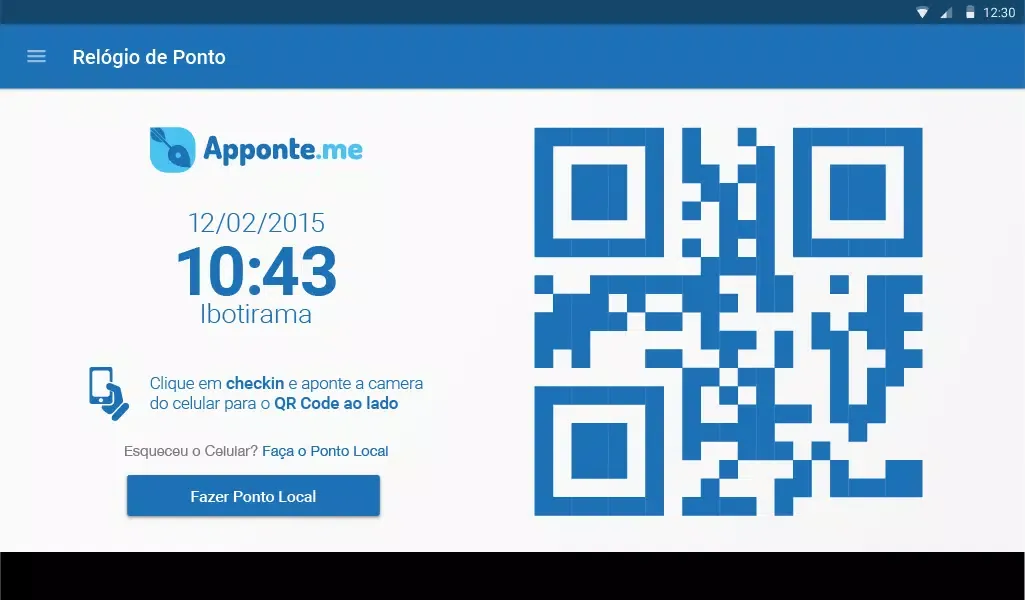 Apponte.me Relógio स्क्रीनशॉट
