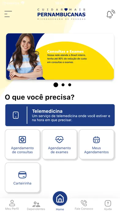 Capturas de pantalla de Cuidar Mais Pernambucanas