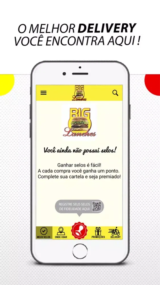 Capturas de tela do Big Lanches Lafaiete
