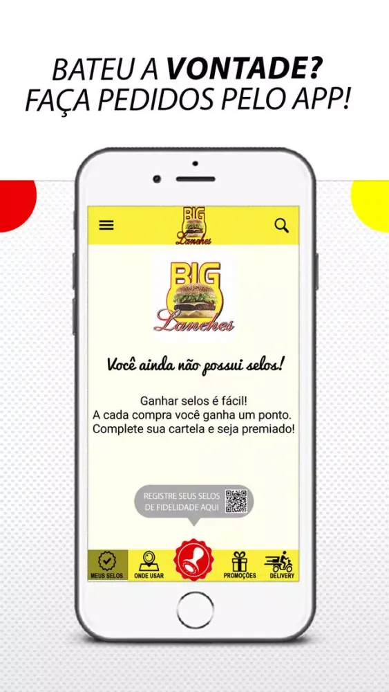 Capturas de tela do Big Lanches Lafaiete