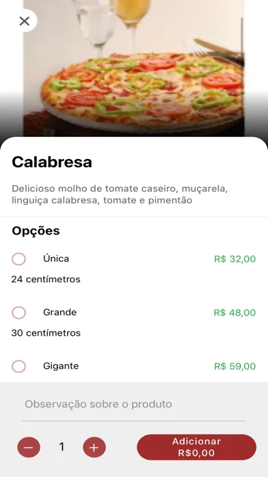 Capturas de tela do Pizzaria Guarani