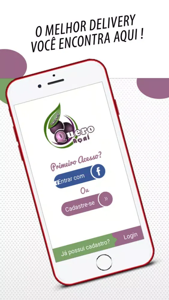 Quero Açaí Delivery應用截圖