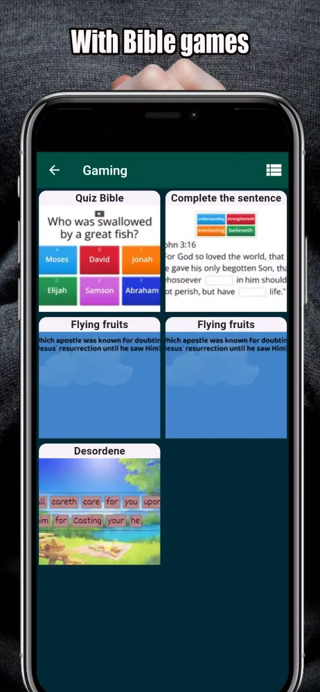 Giant Print Bible Screenshots