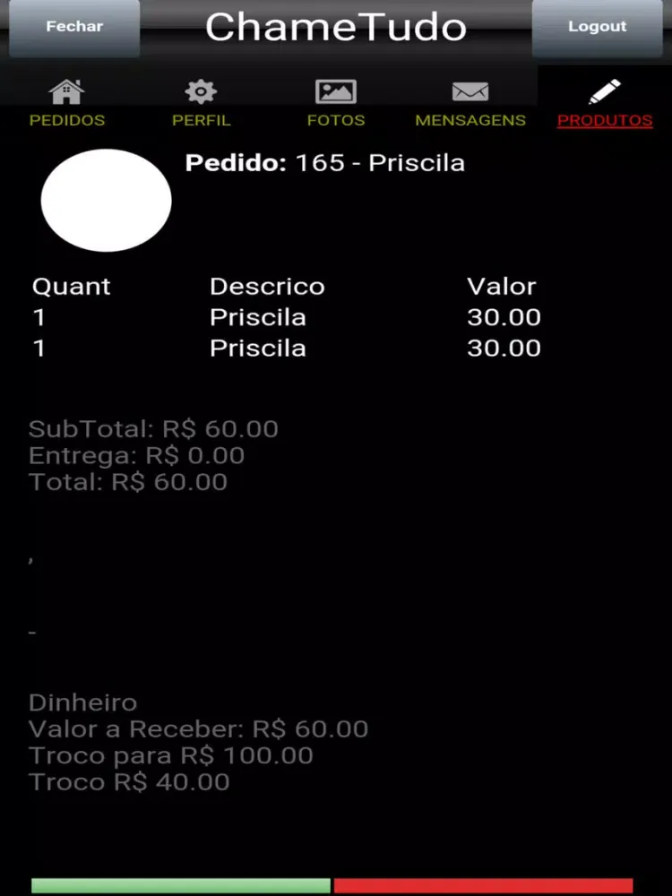 ChameTudo Fornecedor iPad  Ekran Görüntüleri