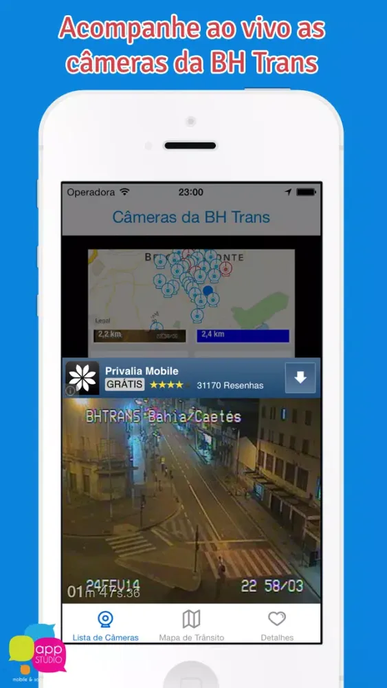 Traffic BH - Cameras and traffic map from Belo Horizonte Screenshots