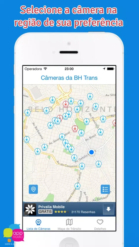 Traffic BH - Cameras and traffic map from Belo Horizonte Screenshots