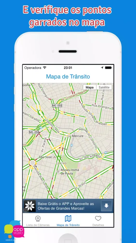 Traffic BH - Cameras and traffic map from Belo Horizonte Screenshots