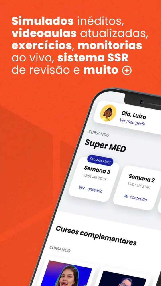 Capturas de tela do Aprova Total