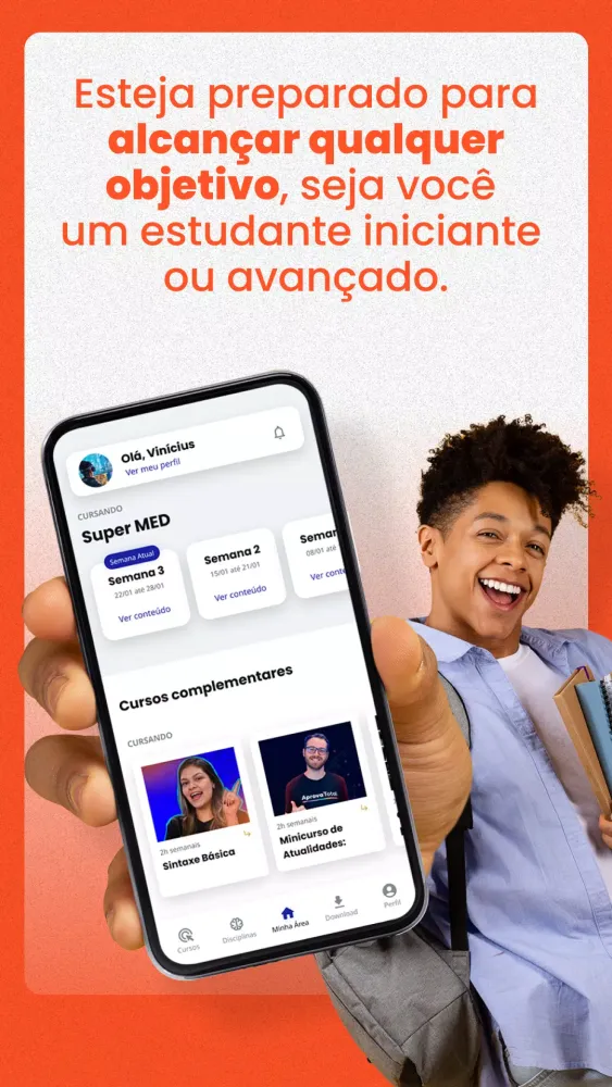 Capturas de tela do Aprova Total