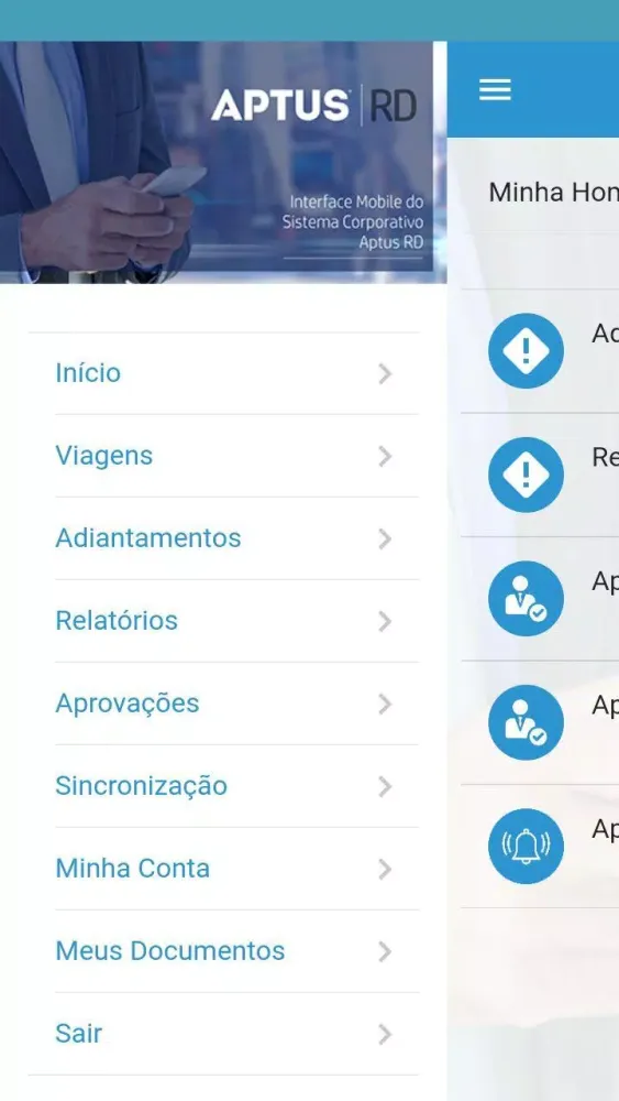 Capturas de pantalla de Aptus RD Mobile