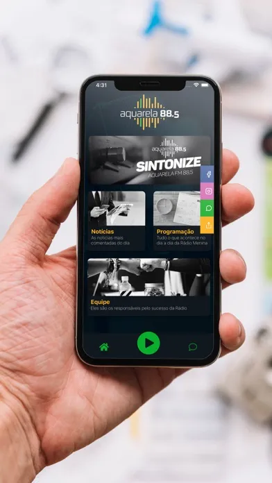 Capturas de pantalla de Rádio Aquarela FM 88.5