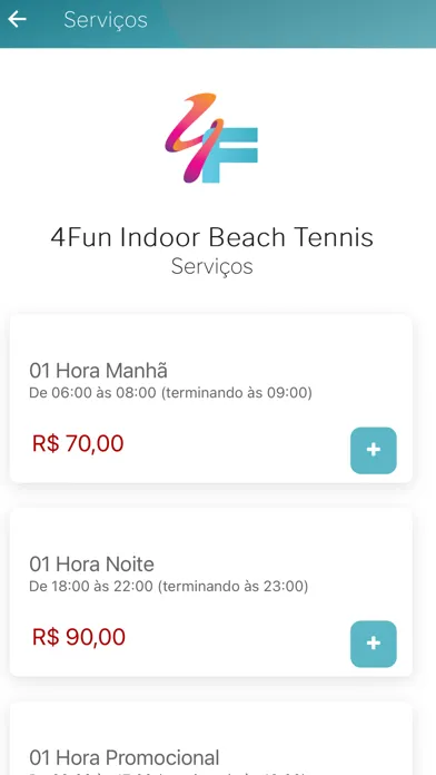 4Fun Beach Tennis スクリーンショット
