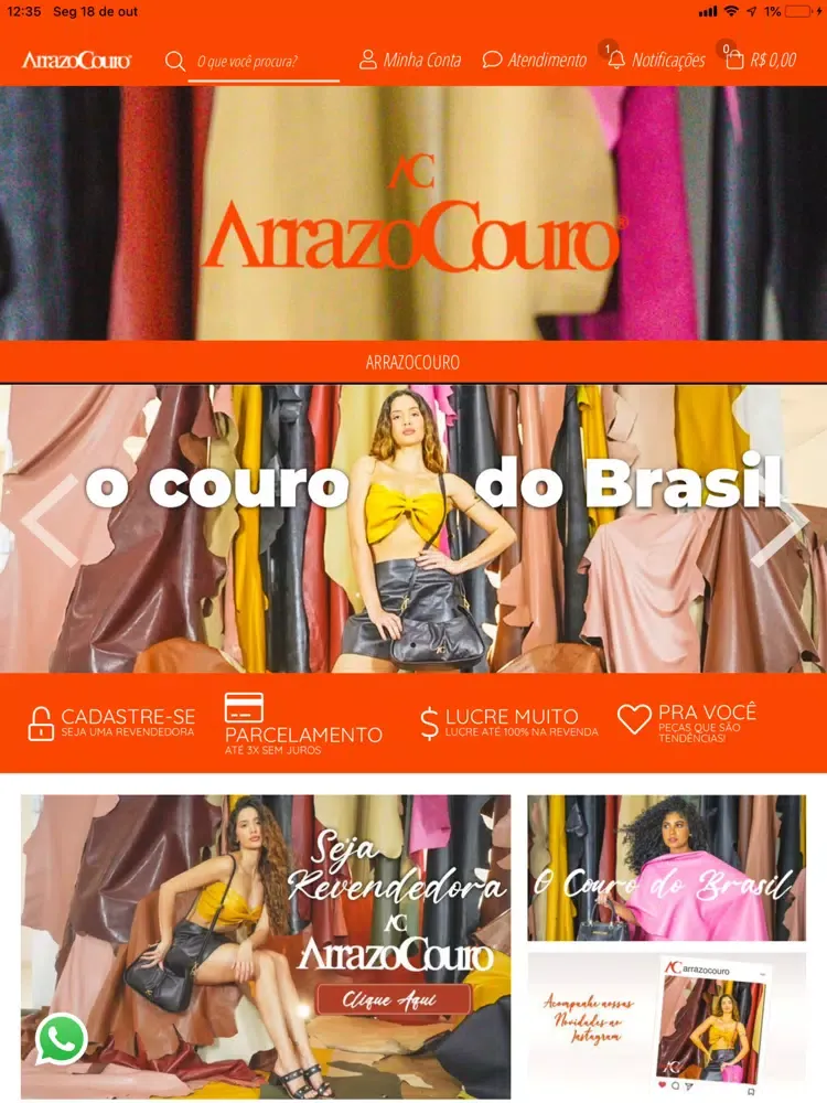 Capturas de pantalla de ArrazoCouro Belém iPad 