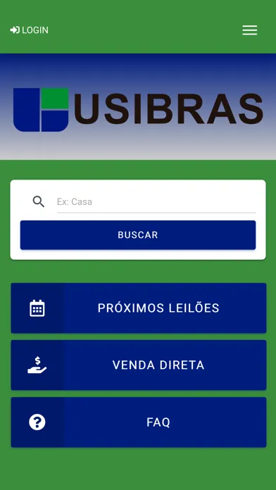Leilão Usibras Ekran Görüntüleri