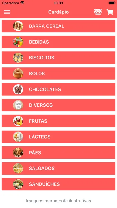Capturas de pantalla de Cantina Quero Mais