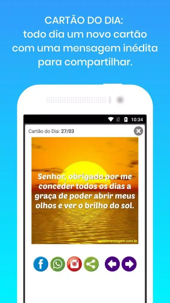 Ảnh chụp màn hình của Mensagens de Bom Dia e Cia.