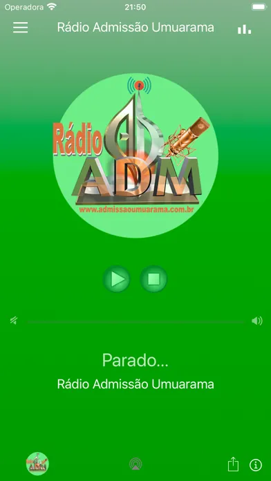 Zrzuty ekranu Rádio Admissão Umuarama