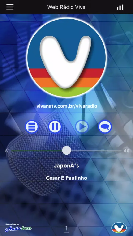 Screenshot di Web Rádio Viva App