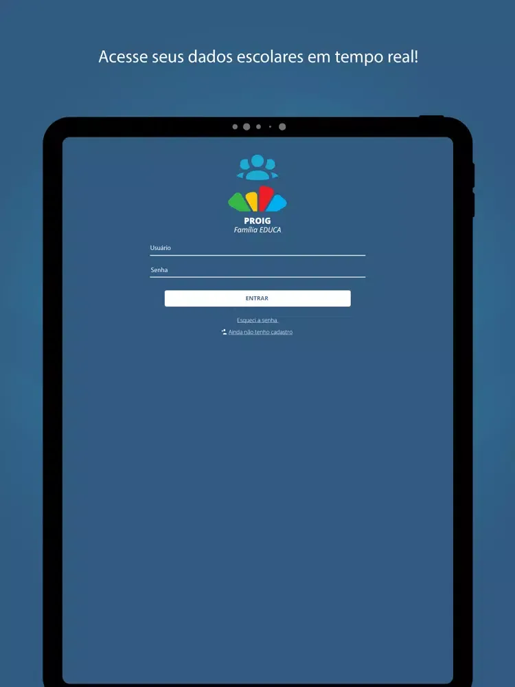 Ảnh chụp màn hình của PROIG - Família EDUCA iPad 