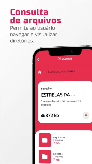 Captures d'écran de Projetos