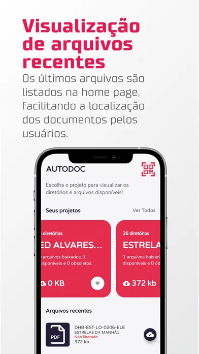 Captures d'écran de Projetos