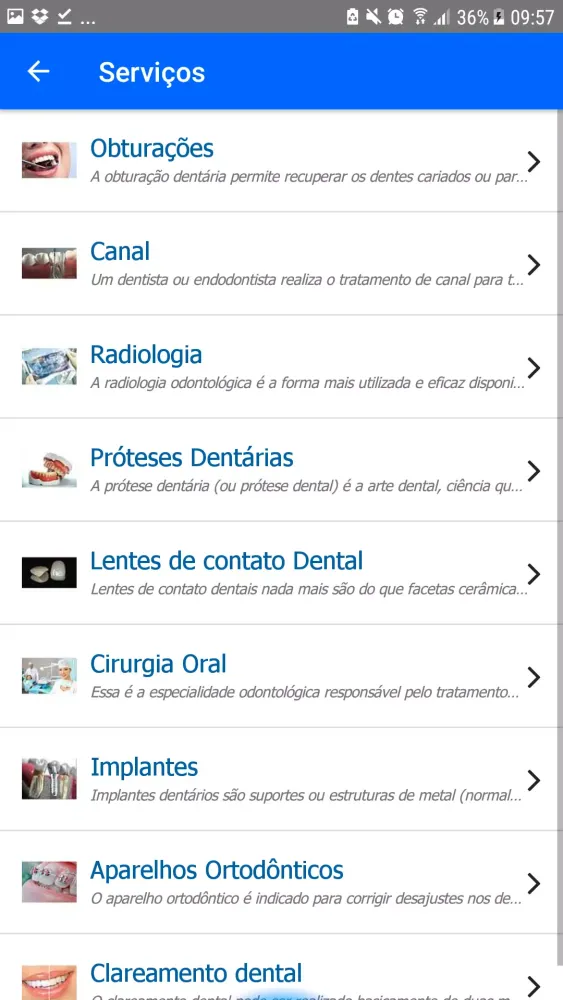 AppOdonto Screenshots