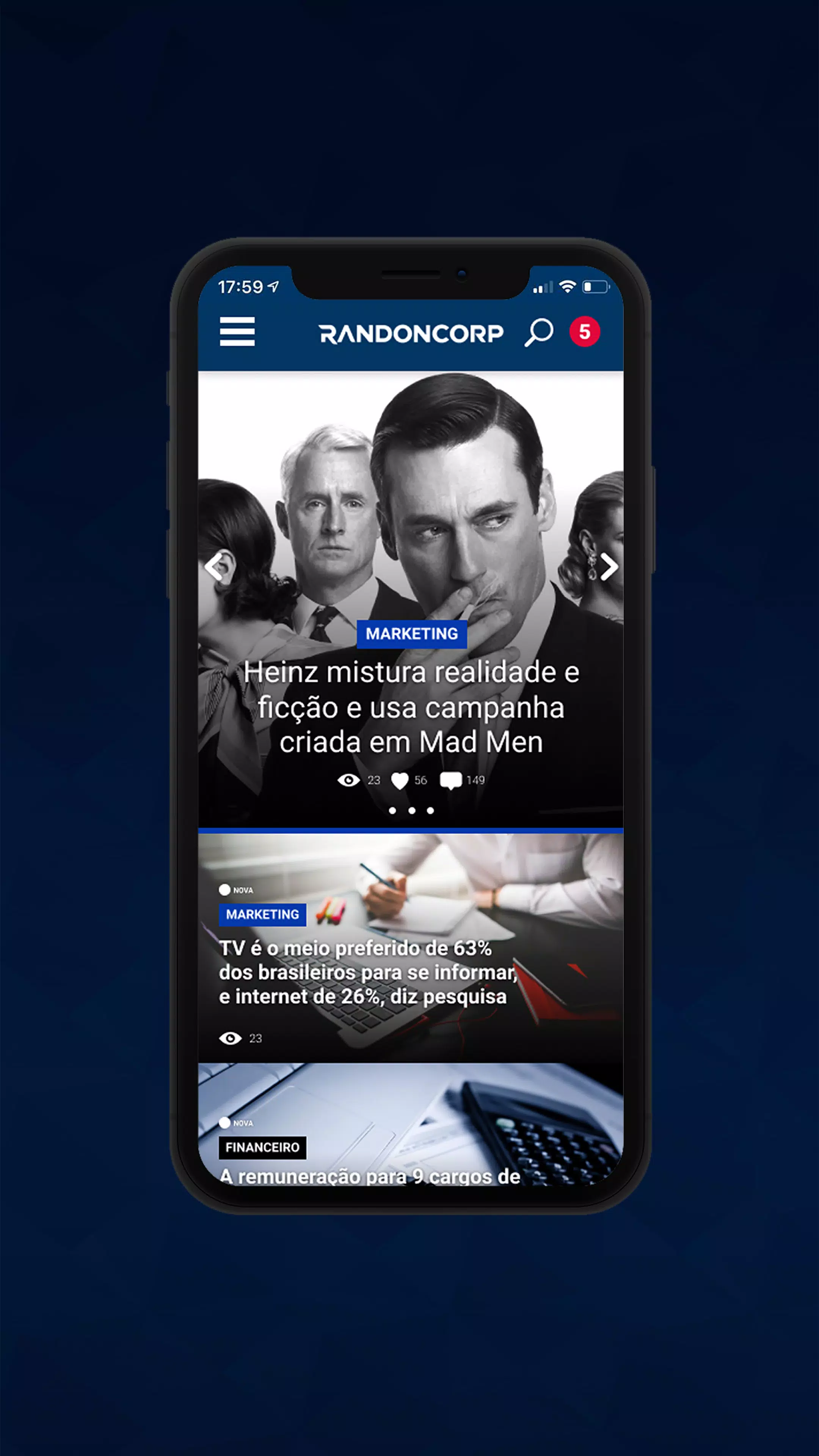 Randoncorp App Screenshots