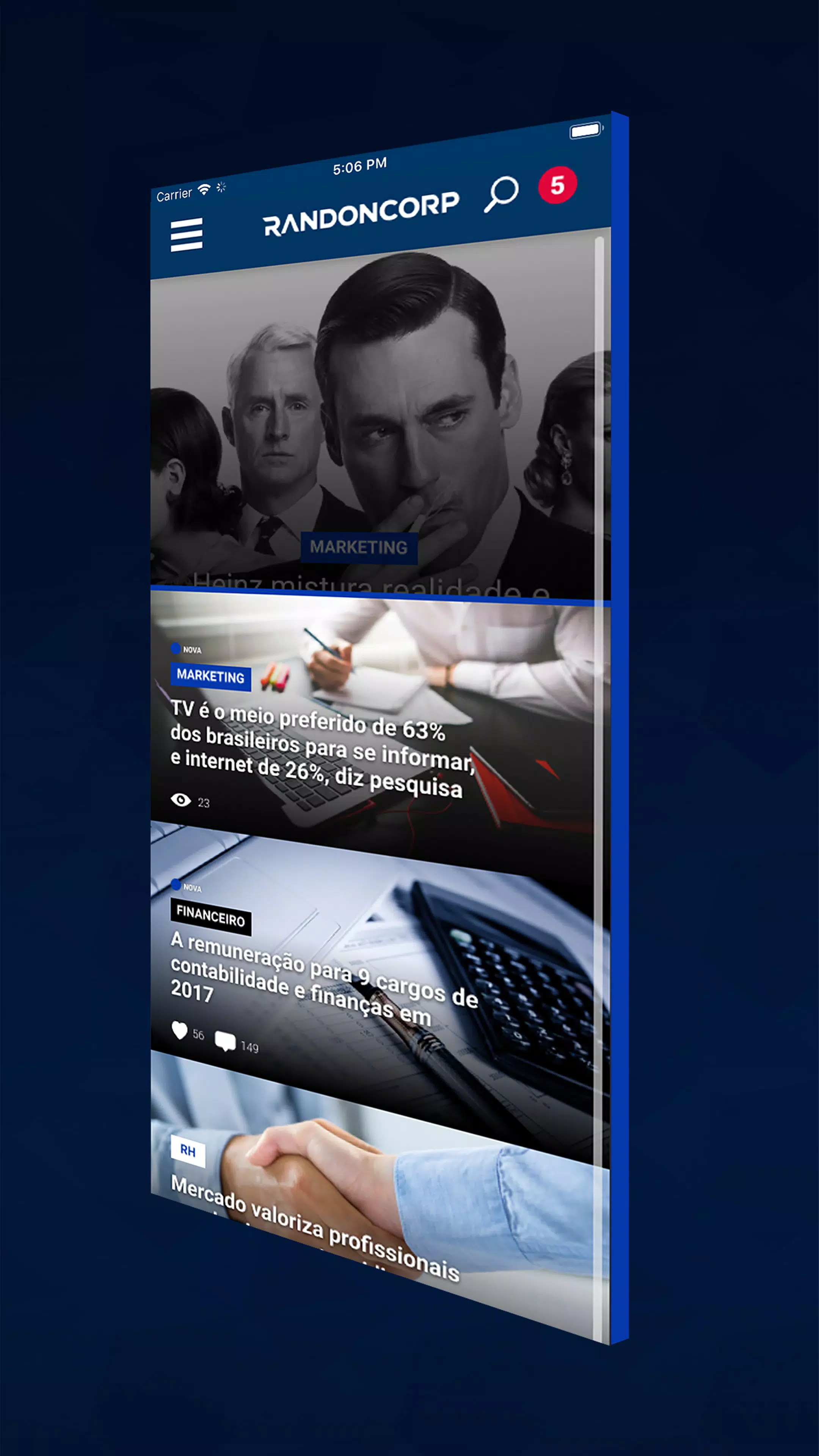 Randoncorp App Screenshots