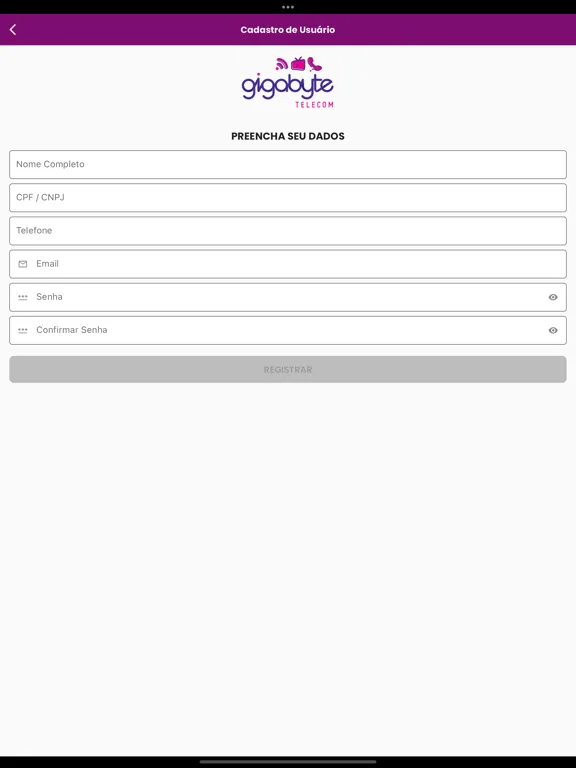 Скриншоты Gigabyte Telecom Cliente iPad 