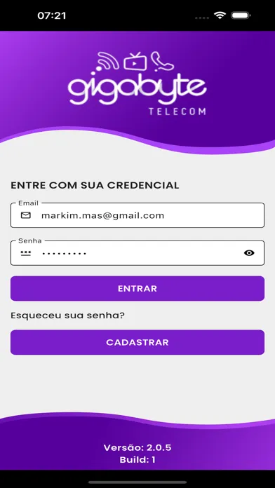 Скриншоты Gigabyte Telecom Cliente