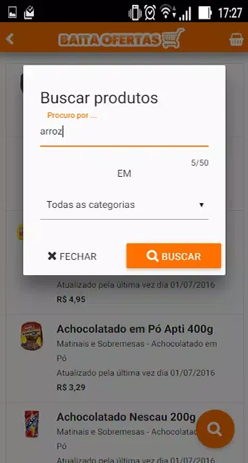 Zrzuty ekranu Baita Ofertas