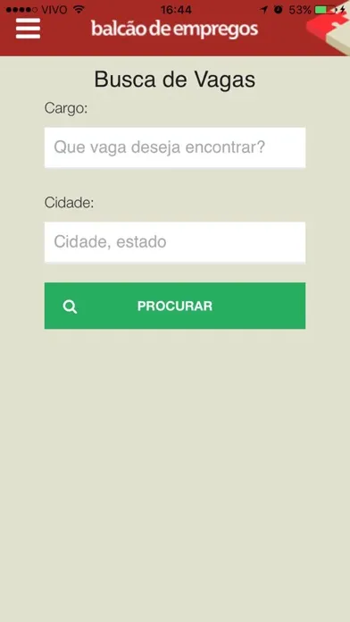 Captures d'écran de Balcão de Empregos