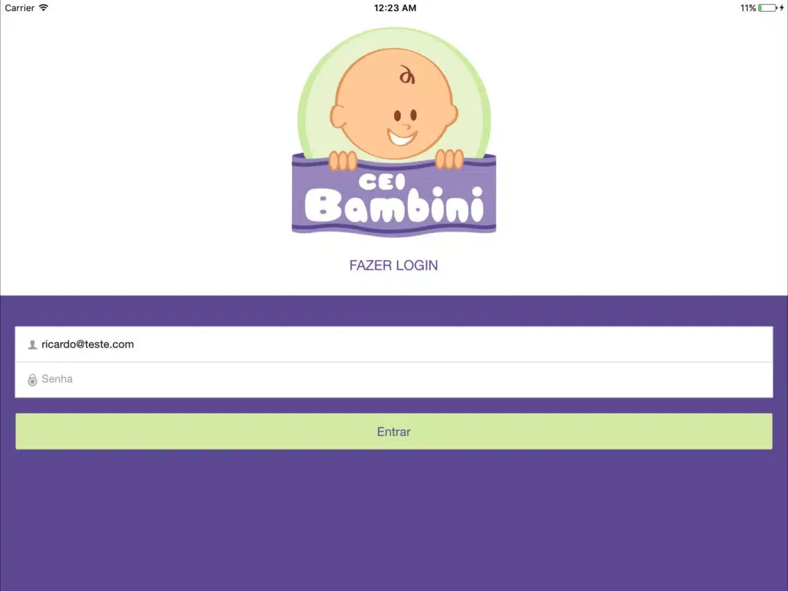 Zrzuty ekranu CEI Bambini iPad 