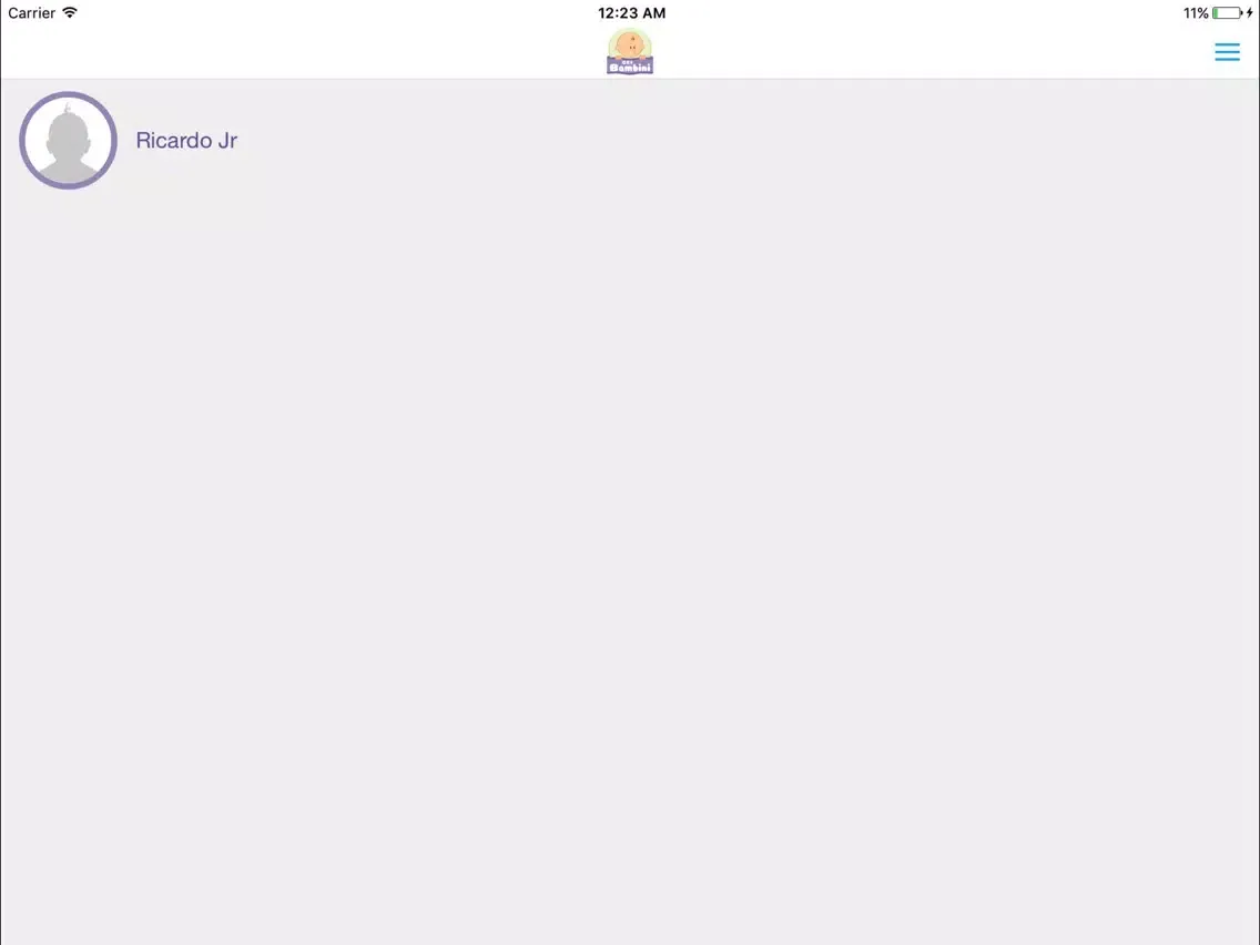 Zrzuty ekranu CEI Bambini iPad 