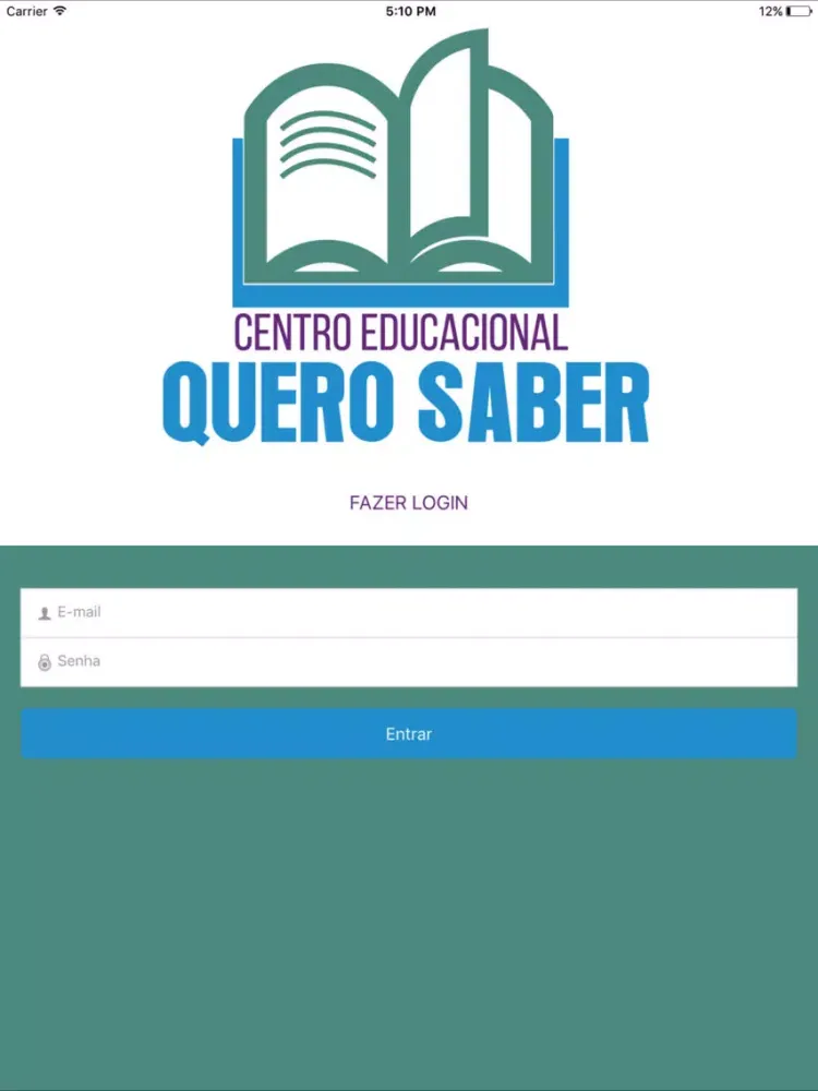 Capturas de tela do Centro Educacional Quero Saber iPad 