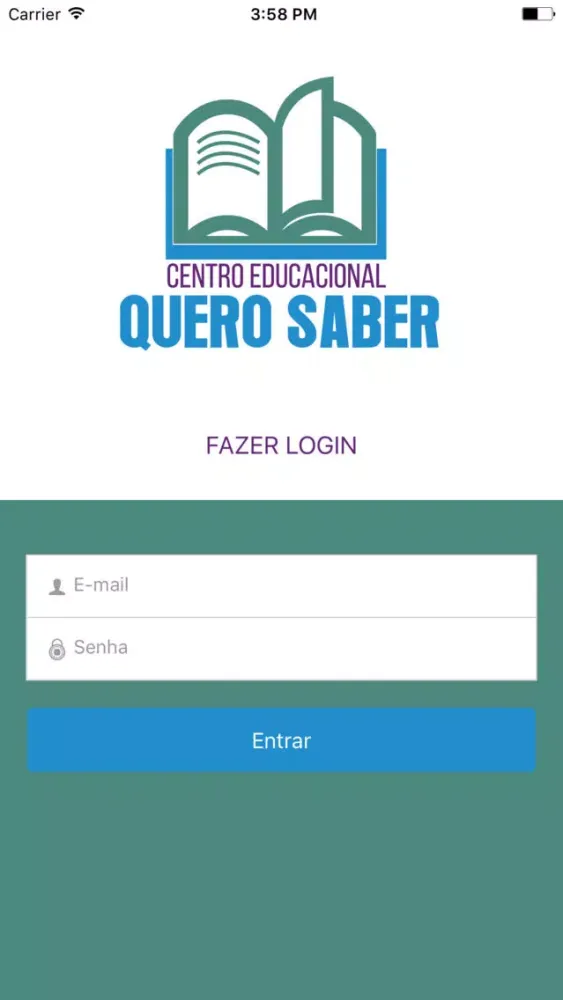 Capturas de tela do Centro Educacional Quero Saber