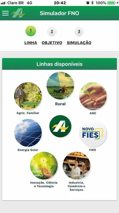 Simulador de Crédito FNO Ekran Görüntüleri