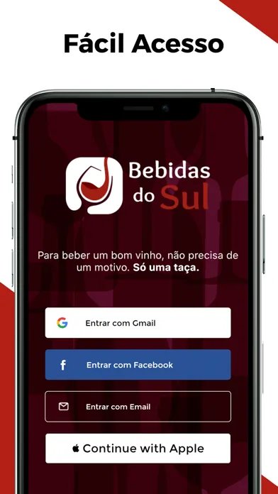 Zrzuty ekranu Bebidas do Sul