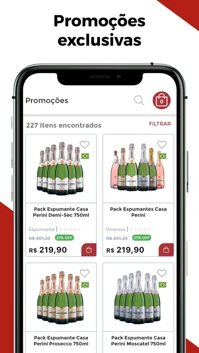 Zrzuty ekranu Bebidas do Sul