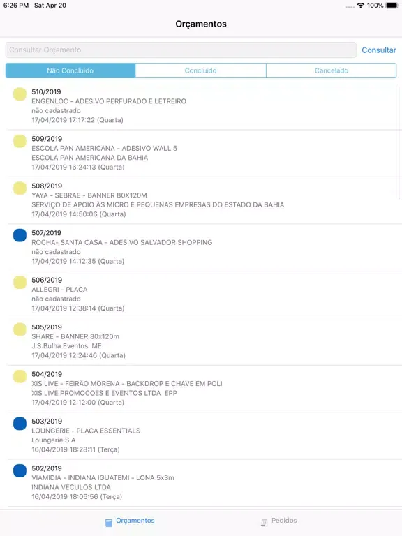 Bellandi iPad  سکرین شاٹس